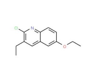 2-Chloro-6-ethoxy-3-ethylquinoline (CAS 1031928-17-2) - chemical structure image