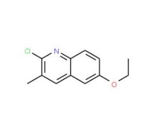 2-Chloro-6-ethoxy-3-methylquinoline (CAS 948291-66-5) - chemical structure image