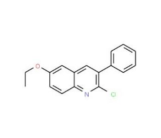 2-Chloro-6-ethoxy-3-phenylquinoline (CAS 1031928-18-3) - chemical structure image