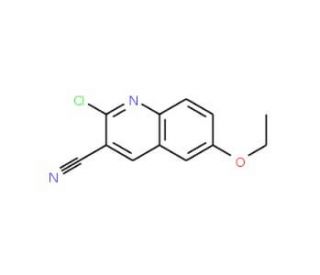 2-Chloro-6-ethoxyquinoline-3-carbonitrile (CAS 937672-26-9) - chemical structure image