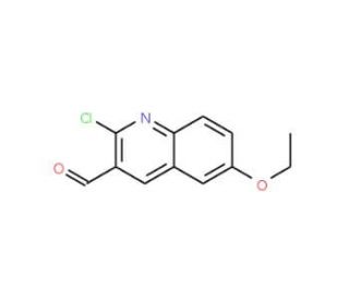 2-Chloro-6-ethoxyquinoline-3-carboxaldehyde (CAS 281208-98-8) - chemical structure image