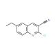 2-Chloro-6-ethylquinoline-3-carbonitrile (CAS 498548-90-6) - chemical structure image