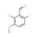 2-Chloro-6-fluoro-3-methoxybenzaldehyde - chemical structure image