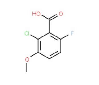 2-Chloro-6-fluoro-3-methoxybenzoic acid (CAS 886499-40-7) - chemical structure image
