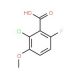 2-Chloro-6-fluoro-3-methoxybenzoic acid (CAS 886499-40-7) - chemical structure image