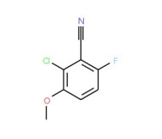 2-Chloro-6-fluoro-3-methoxybenzonitrile (CAS 886761-59-7) - chemical structure image