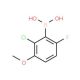 2-Chloro-6-fluoro-3-methoxyphenylboronic acid (CAS 1072945-77-7) - chemical structure image