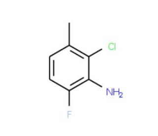2-Chloro-6-fluoro-3-methylaniline - chemical structure image