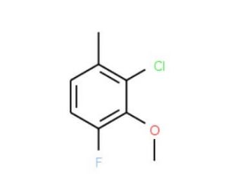2-Chloro-6-fluoro-3-methylanisole (CAS 261762-79-2) - chemical structure image
