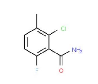 2-Chloro-6-fluoro-3-methylbenzamide (CAS 286474-60-0) - chemical structure image