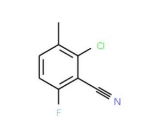 2-Chloro-6-fluoro-3-methylbenzonitrile - chemical structure image