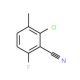 2-Chloro-6-fluoro-3-methylbenzonitrile - chemical structure image