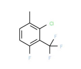 2-Chloro-6-fluoro-3-methylbenzotrifluoride hydrochloride - chemical structure image