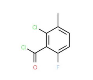 2-Chloro-6-fluoro-3-methylbenzoyl chloride (CAS 261762-82-7) - chemical structure image