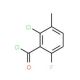 2-Chloro-6-fluoro-3-methylbenzoyl chloride (CAS 261762-82-7) - chemical structure image