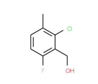 2-Chloro-6-fluoro-3-methylbenzyl alcohol (CAS 261762-83-8) - chemical structure image