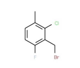 2-Chloro-6-fluoro-3-methylbenzyl bromide (CAS 261762-87-2) - chemical structure image