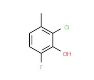 2-Chloro-6-fluoro-3-methylphenol (CAS 261762-90-7) - chemical structure image