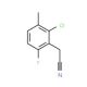 2-Chloro-6-fluoro-3-methylphenylacetonitrile - chemical structure image