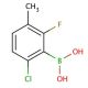 2-Chloro-6-fluoro-3-methylphenylboronic acid (CAS 352535-85-4) - chemical structure image