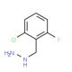 (2-Chloro-6-fluoro-benzyl)-hydrazine (CAS 883546-66-5) - chemical structure image