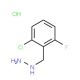 (2-Chloro-6-fluoro-benzyl)-hydrazine hydrochloride (CAS 883546-66-5) - chemical structure image