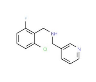 (2-Chloro-6-fluoro-benzyl)-pyridin-3-ylmethyl-amine - chemical structure image