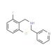 (2-Chloro-6-fluoro-benzyl)-pyridin-3-ylmethyl-amine - chemical structure image