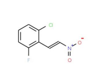 2-Chloro-6-fluoro-&beta;-nitrostyrene (CAS 116272-78-7) - chemical structure image