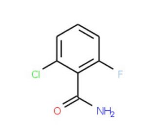 2-Chloro-6-fluorobenzamide (CAS 66073-54-9) - chemical structure image