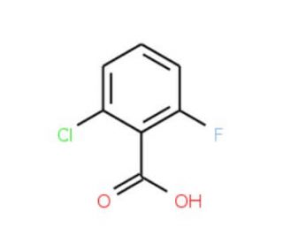 2-Chloro-6-fluorobenzoic acid (CAS 434-75-3) - chemical structure image