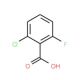 2-Chloro-6-fluorobenzoic acid (CAS 434-75-3) - chemical structure image