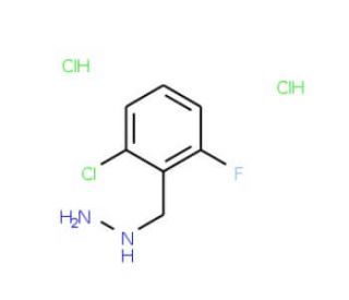 (2-Chloro-6-fluorobenzyl)hydrazine dihydrochloride - chemical structure image