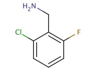 2-Chloro-6-fluorobenzylamine (CAS 15205-15-9) - chemical structure image