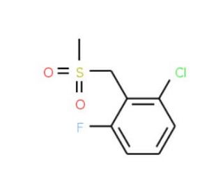 2-Chloro-6-fluorobenzylmethylsulfone - chemical structure image