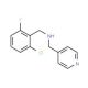 2-Chloro-6-fluorobenzyl)(pyridin-4-ylmethyl)amine - chemical structure image