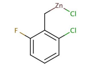 2-Chloro-6-fluorobenzylzinc chloride solution (CAS 307531-98-2) - chemical structure image