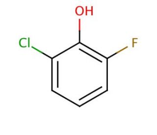 2-Chloro-6-fluorophenol (CAS 2040-90-6) - chemical structure image