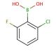 2-Chloro-6-fluorophenylboronic acid (CAS 313545-32-3) - chemical structure image