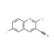 2-Chloro-6-fluoroquinoline-3-carbonitrile (CAS 948291-71-2) - chemical structure image