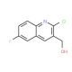 2-Chloro-6-fluoroquinoline-3-methanol (CAS 1017403-67-6) - chemical structure image