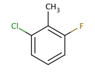 2-Chloro-6-fluorotoluene (CAS 443-83-4) - chemical structure image