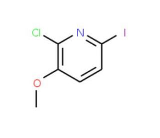 2-Chloro-6-iodo-3-methoxypyridine - chemical structure image