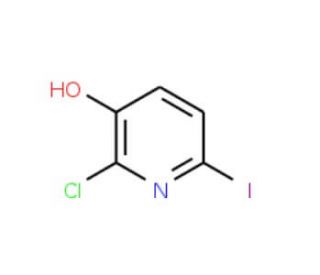2-Chloro-6-iodo-3-pyridinol (CAS 185220-68-2) - chemical structure image