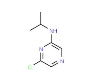 2-Chloro-6-isopropylaminopyrazine (CAS 951884-00-7) - chemical structure image