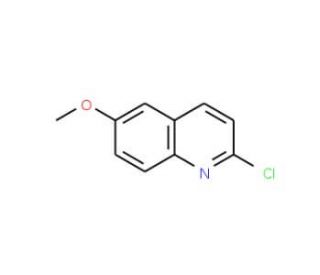 2-Chloro-6-methoxy-quinoline (CAS 13676-02-3) - chemical structure image
