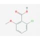 2-chloro-6-methoxybenzoic acid (CAS 3260-89-7) - chemical structure image