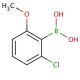 2-Chloro-6-methoxyphenylboronic acid (CAS 385370-80-9) - chemical structure image