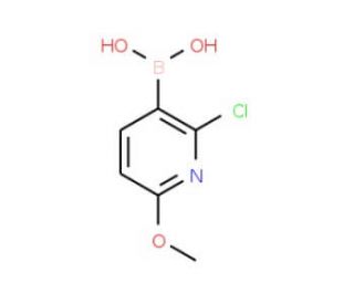 2-Chloro-6-methoxypyridine-3-boronic acid (CAS 1072946-25-8) - chemical structure image