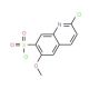 2-chloro-6-methoxyquinoline-7-sulfonyl chloride - chemical structure image